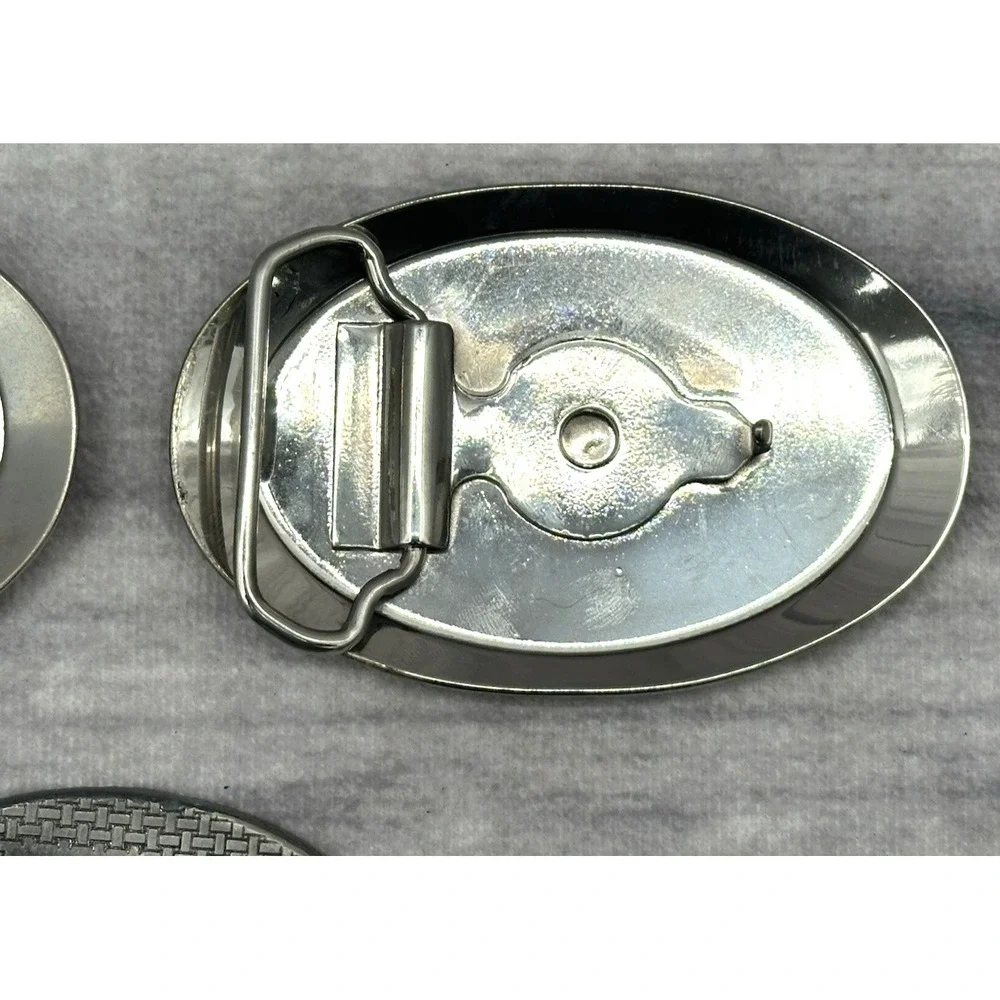 3 VINTAGE TRUCKING BELT BUCKLES - FREIGHTLINER BY TONKIN INC / 2 UNMARKED‎
